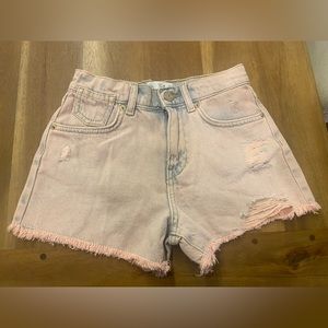 Zara girls denim jean shorts (never worn)